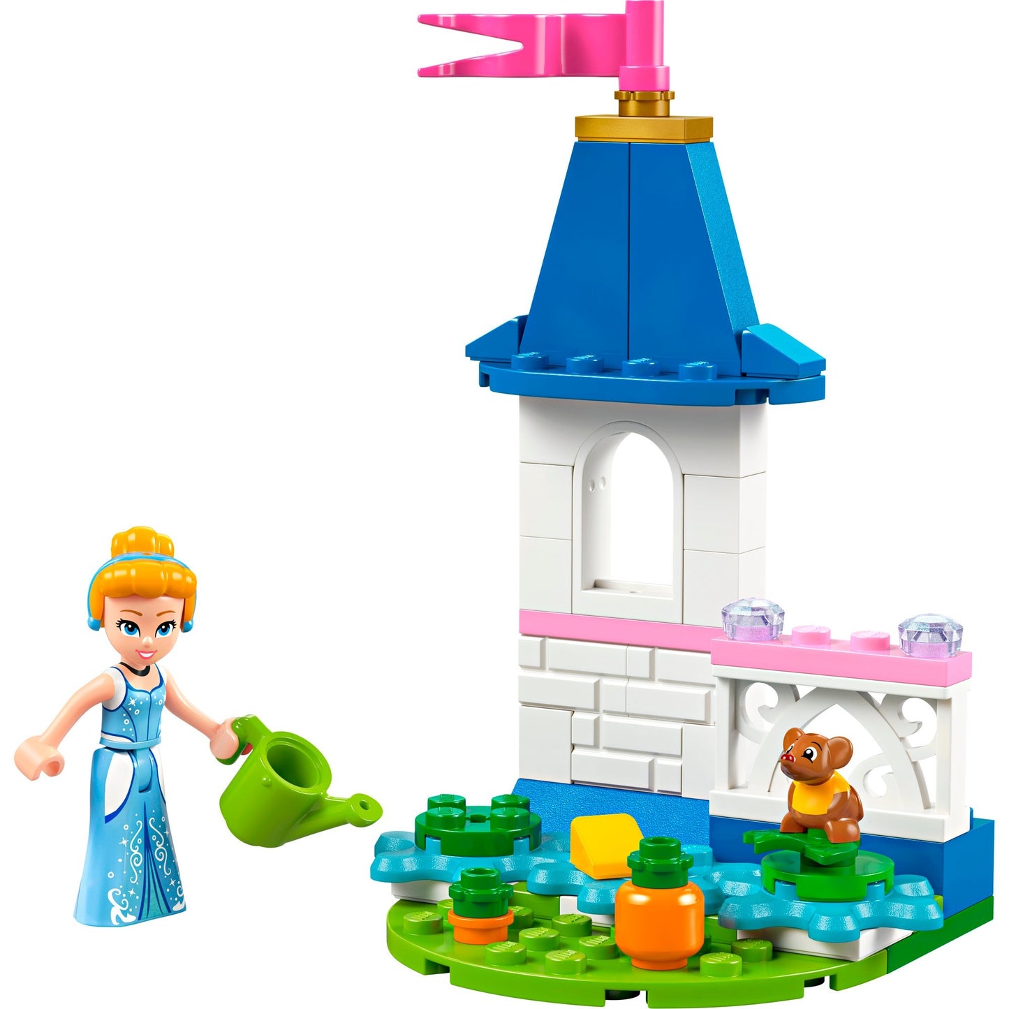 Lego disney princess - mini tuinkasteel van assepoester constructiespeelgoed (30695)