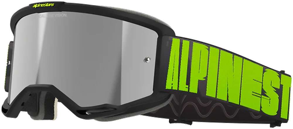 Alpinestars vision 5 Hollow (mirror silver) - maschera da mtb