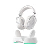 Mchose v9 turbo+ cuffie da gioco over-ear wireless magnetiche (bianco argento, nintendo switch, playstation 4, playstation 5, cellulare, pc, usb bluetooth 2.4g)