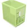 Hyte y70 midi tower behuizing (lichtgroen | 2x usb-a | 1x usb-c | tempered glass)