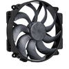 Ventola per case Noctua nf-a14x25r g2 pwm chromax.black (nera, 140 x 140 x 25 mm)