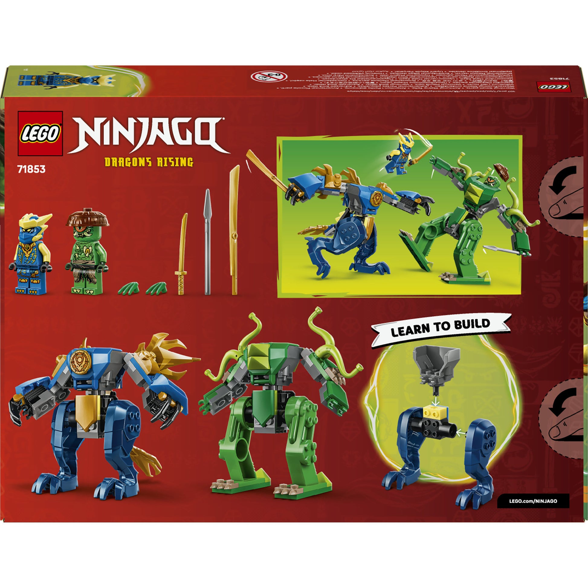 Lego ninjago 71853 batalla mecánica del dragón de jay