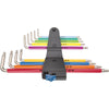 Wera inbussleutelset torx 3967 9 tx sxl multicolour hf stainless 1 (9-delig, torx t8 tot t40)