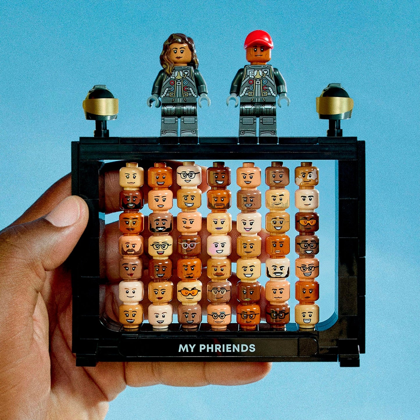 Iconos de Lego: a la luna con juguetes de construcción de pharrell williams (10391)