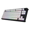 Hator skyfall mag ultra 8k, tastiera da gioco (nera, layout americano, hator aurum ice, 80% (tkl), rgb, double-shot pbt, hot-swap)