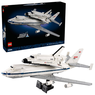 Icone Lego - Giocattolo per la costruzione di aerei da trasporto navetta (10360)