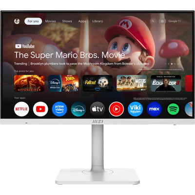 Monitor MSI Modern MD272UPSW 27 4K UHD (bianco, HDMI, DisplayPort, 2x USB-A, USB-C, Wi-Fi 5, BT, RJ-45)