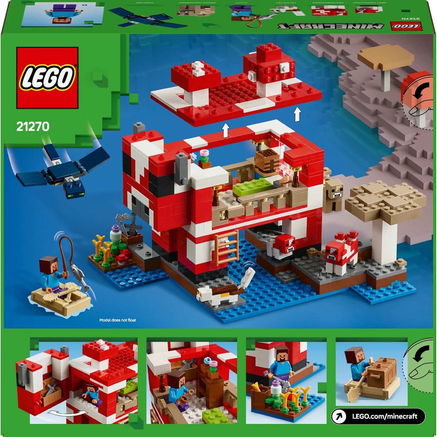 LEGO LEGO MINECRAFT 21270 LA CASA MOOSHROOM