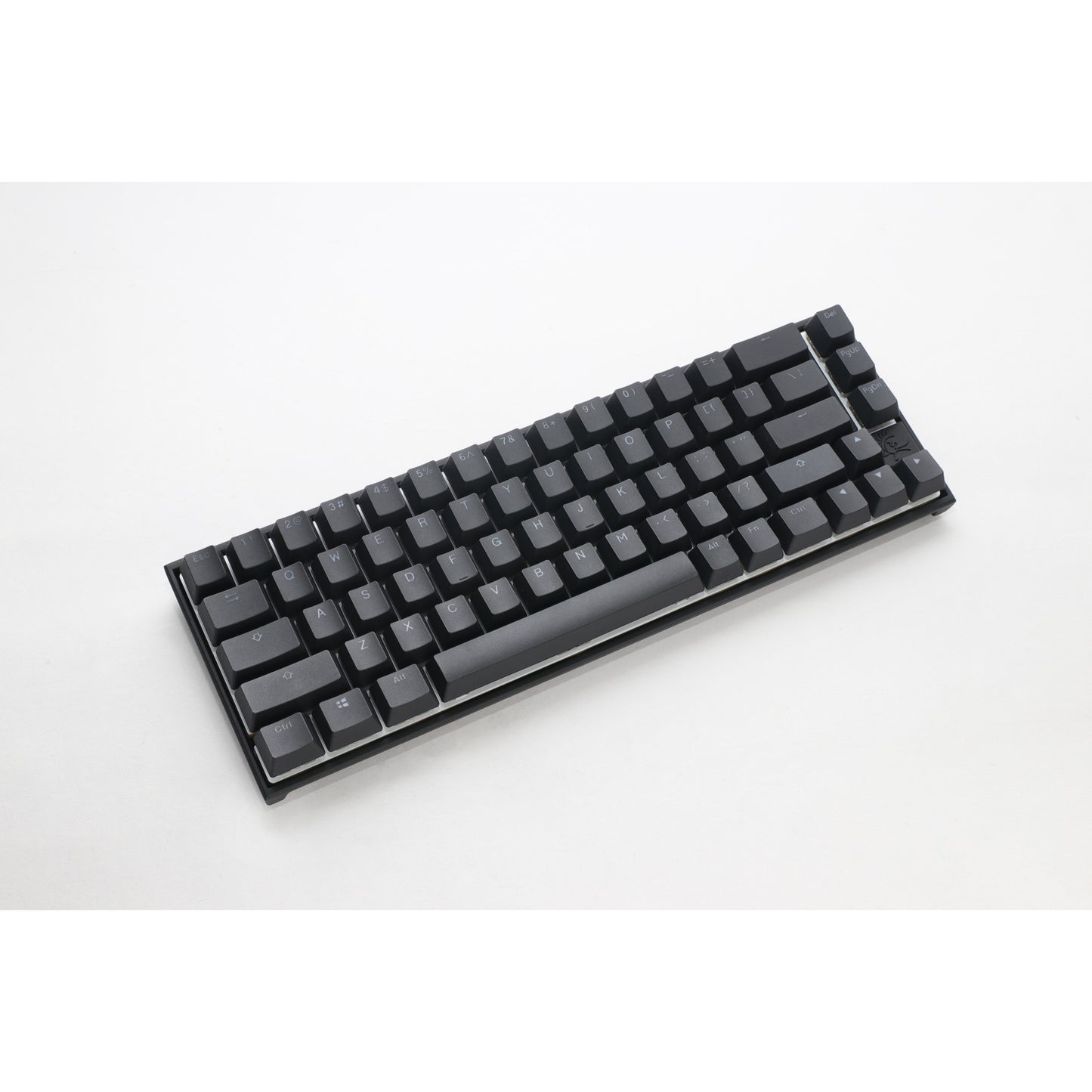Ducky mecha pro sf, tastiera (nera, layout us, cherry mx speed silver, led rgb, 65%, pbt double-shot)