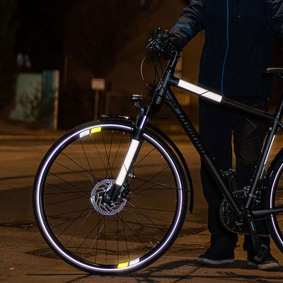 Rie:sel set de pegatinas reflectantes de diseño 'reflex' plateado