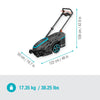 Gardena grasmaaier powermax duo 46 36v (zwart grijs, 2x accu en lader inbegrepen)