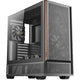 Custodia midi tower Antec p30 air (colore legno nero | 2x USB-A | 1x USB-C | vetro temperato)
