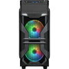 Sharkoon vg7-w rgb midi tower behuizing (zwart | 2x usb-a | rgb | window)