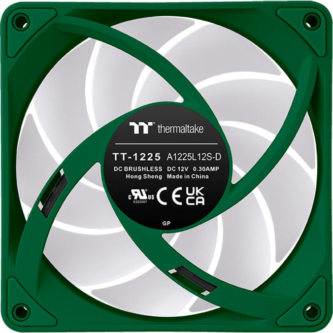 Thermaltake ct120 ex argb sync ventola di raffreddamento per PC racing green (pacchetto da 3 ventole) ventole per case (verde, 3 pezzi, 120 x 120 x 25 mm, pwm)