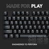 Logitech g413 tkl se mechanisch gaming toetsenbord (zwart, us-international lay-out (qwerty), gl tactile, 80% (tkl))