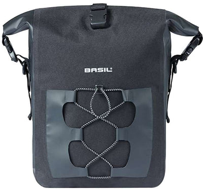 Basil Navigator M Bolsa de bicicleta impermeable Negro