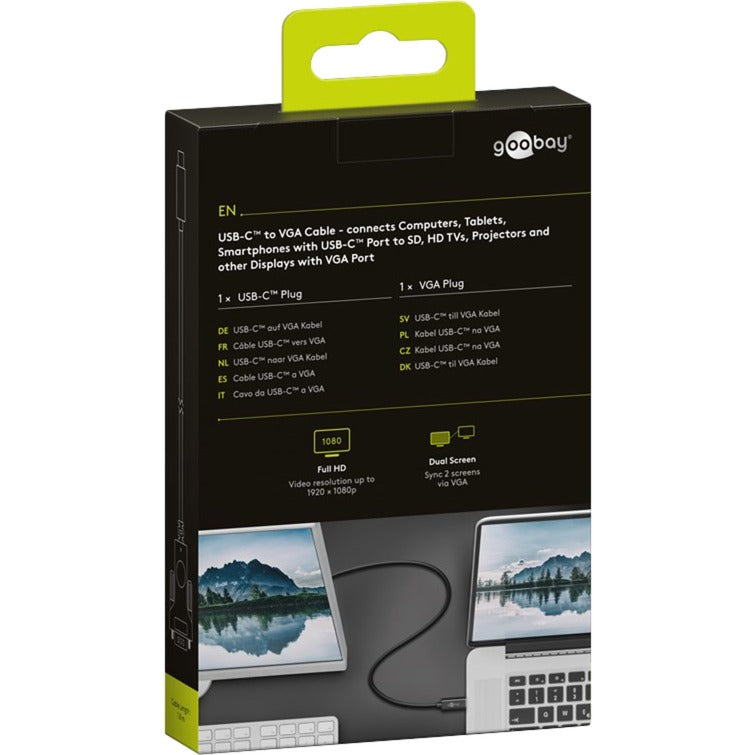 Cable de adaptador de Goobay USB-C a VGA