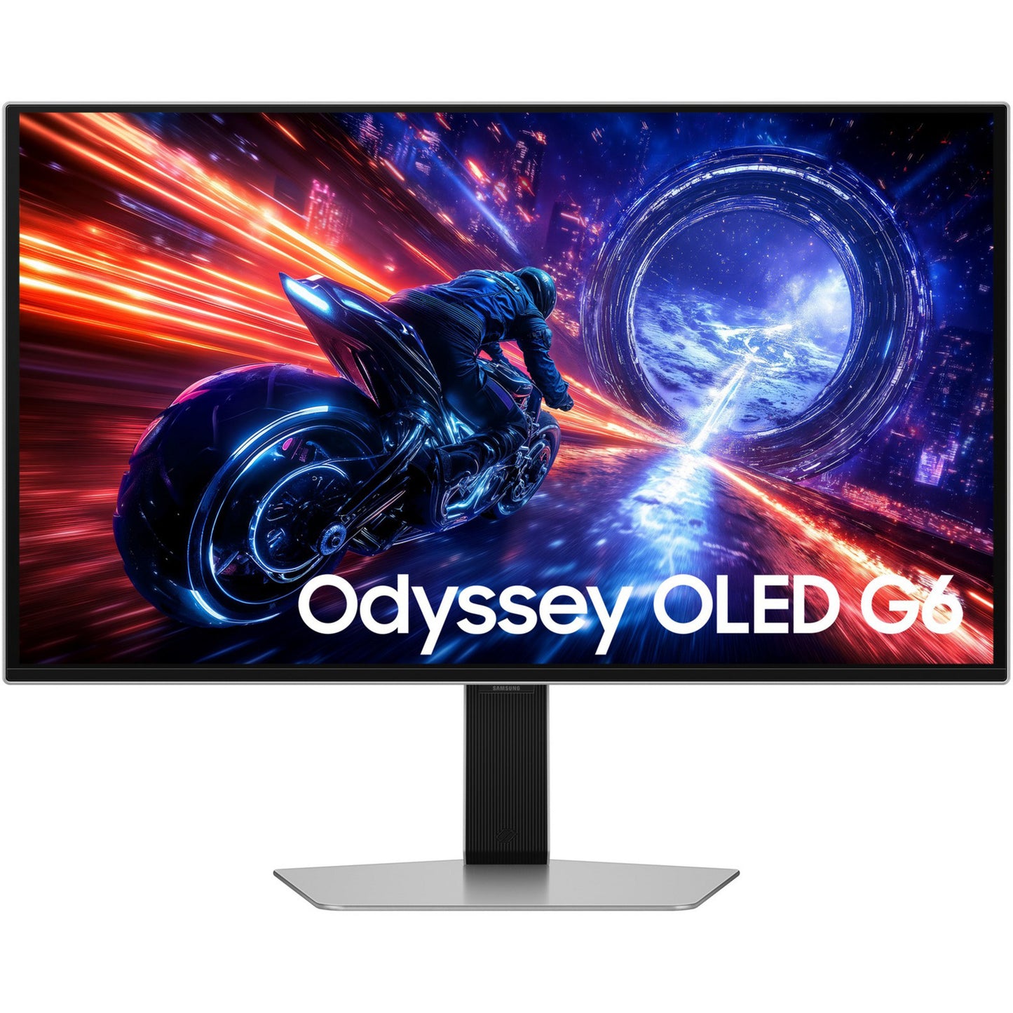 Monitor da gioco Samsung Odyssey OLED G6 G60SF 27 (argento, 2x HDMI, DisplayPort, 2x USB-A, USB-B, 500 Hz)