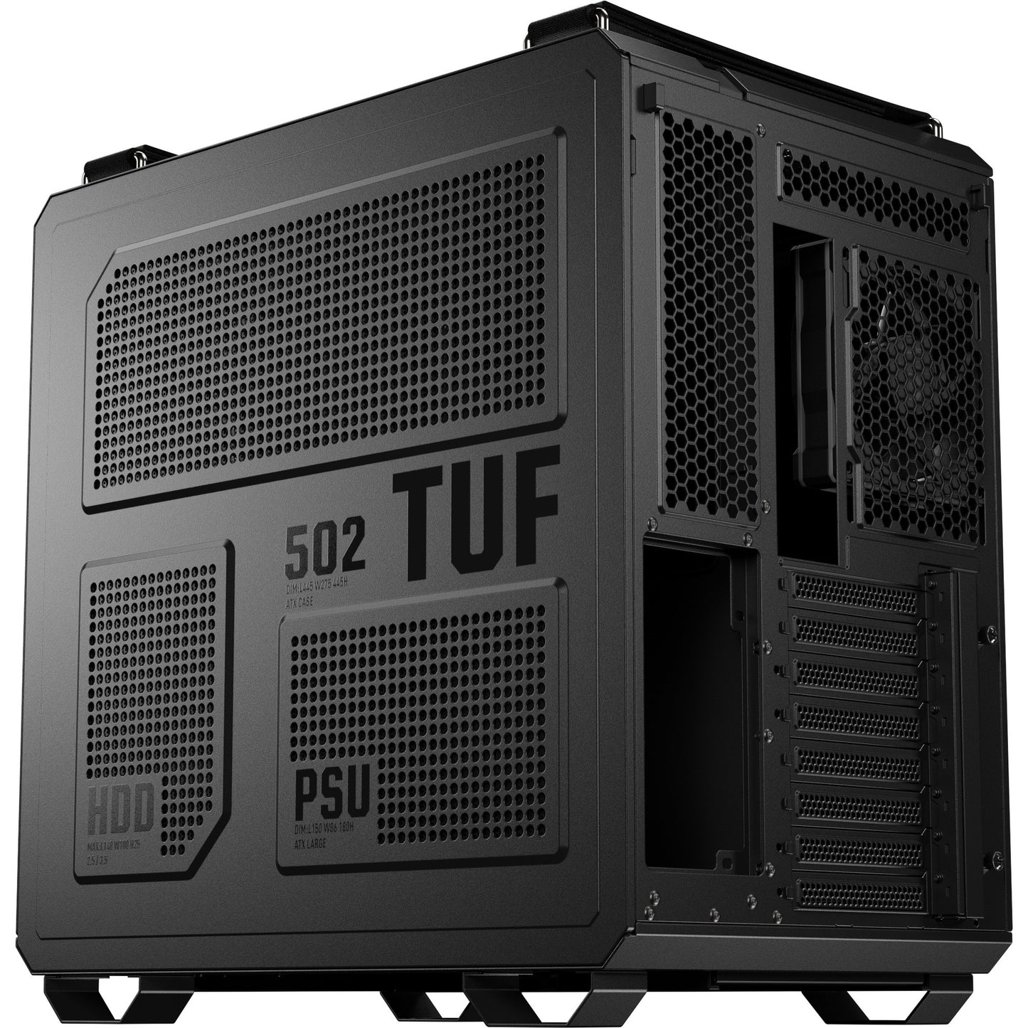 Custodia midi tower Asus tuf gaming gt502 Horizon Argb (nero | 3x USB-A | 1x USB-C | vetro temperato)