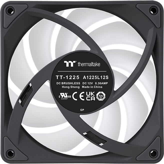 Thermaltake CT120 EX Ventola di raffreddamento per PC con sincronizzazione inversa Arbb (pacchetto da 3 ventole) Ventole per case (Nero, 3 pezzi, 120 x 120 x 25 mm, PWM)