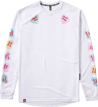 Loose riders candy hearts - women's long sleeve jersey