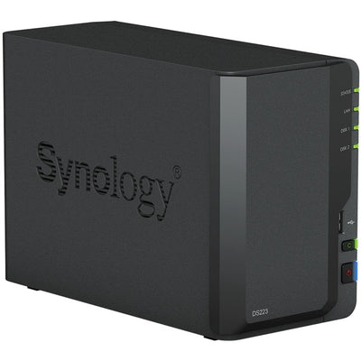 Synology diskstation ds223 nas (zwart, 1x 1gbe lan, 3x usb 3.2 gen 1)