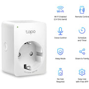 Tp-link tapo p100 mini smart wifi-stopcontact (2 pack) schakel stekkerdoos (wit, 2 stuks) - afbeelding 2