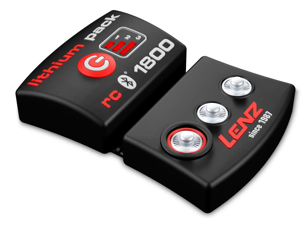 Lenz litio pack rcb 1800 - batería para calcetines chaleco vendaje 1.0