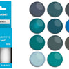 Cube touch-up pen set blue matt