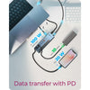 Icy box ib-hub1743-cpd Docking station hub 9 in 1 (blu)