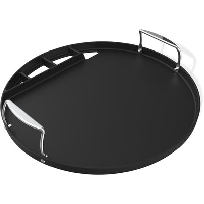 Weber full-size plancha - voor houtskoolbarbecues 57 cm grillplaat (zwart)