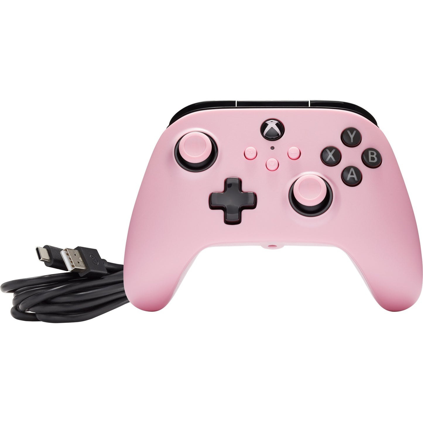 Controller cablato Powera per xbox serie x|s (rosa, xbox serie x|s, xbox one, PC)