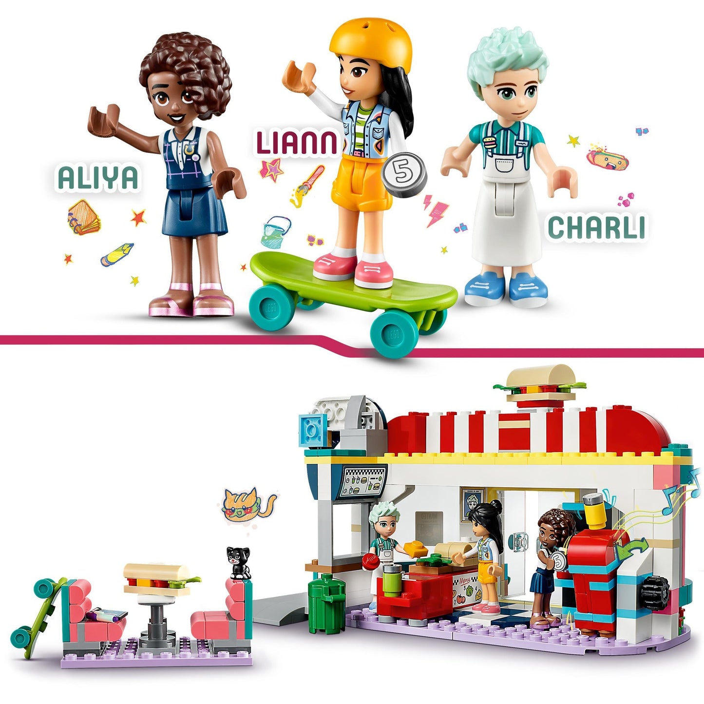 Lego LEGO Friends 41728 Restaurante Heartlake en la ciudad