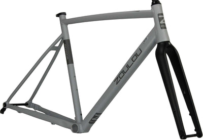 Juego de cuadro de grava Zoulou pekana incl. horquilla totalmente de carbono