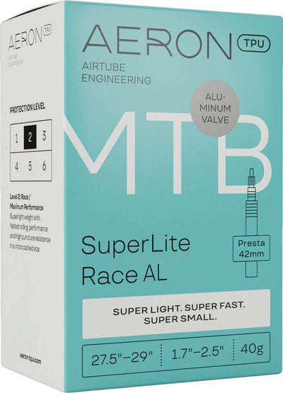 Cámara de aire aeron mtb superlite race 27.5 29 tpu