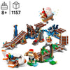 Set de expansión Lego Super Mario: Juguete de construcción con paseo en carro minero de Diddy Kong (71425)