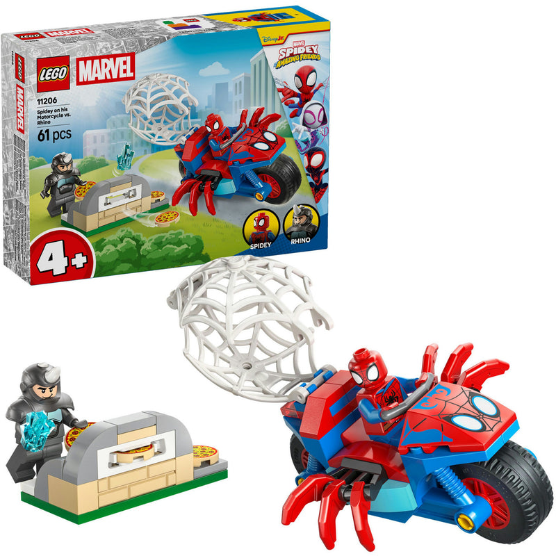 Lego 11206 Spidey Spidey sulla sua moto contro il rinoceronte | 2 pezzi