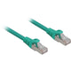 Sharkoon cat.6a netwerkkabel (groen, 1 meter, sftp, rj-45, halogeenvrij)