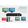 I-tec usb-c kvm dock pro dockingstation (zwart)