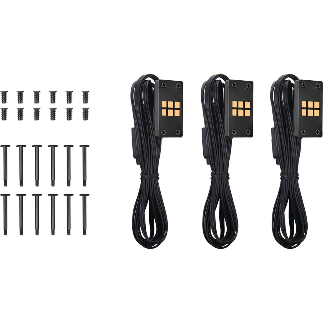 Thermaltake CT120 EX Ventola di raffreddamento per PC con sincronizzazione inversa Arbb (pacchetto da 3 ventole) Ventole per case (Nero, 3 pezzi, 120 x 120 x 25 mm, PWM)