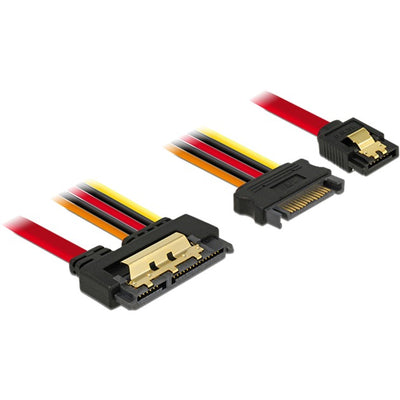 Delock SATA 7 pin + 15 pin> SATA 22 pines