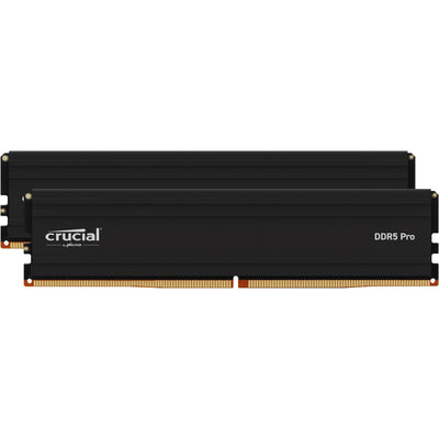 Crucial pro 32 gb ddr4-3200 (2x 16 gb) werkgeheugen (zwart, cp2k32g4dfra32a, xmp 2.0)