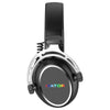 Auriculares supraaurales inalámbricos para juegos Hator Hypergang 3 (negro, RGB, Bluetooth USB de 2,4 GHz)