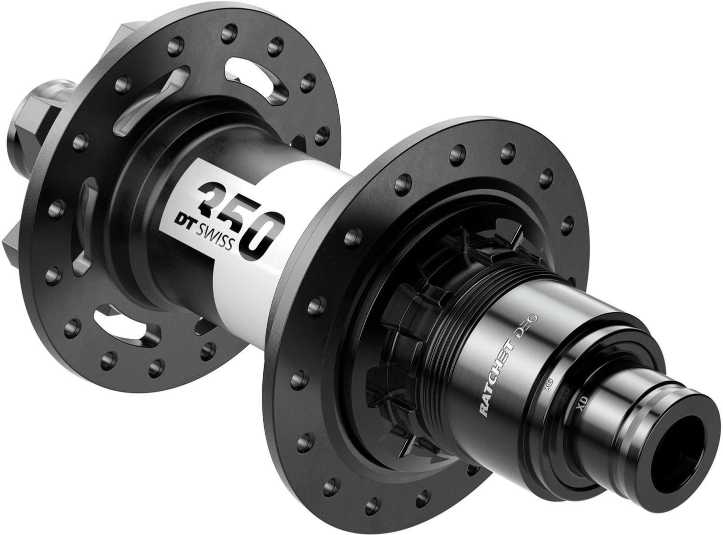 Buje trasero DT Swiss 350 Classic DEG72 MTB 6 tornillos 12x148 mm