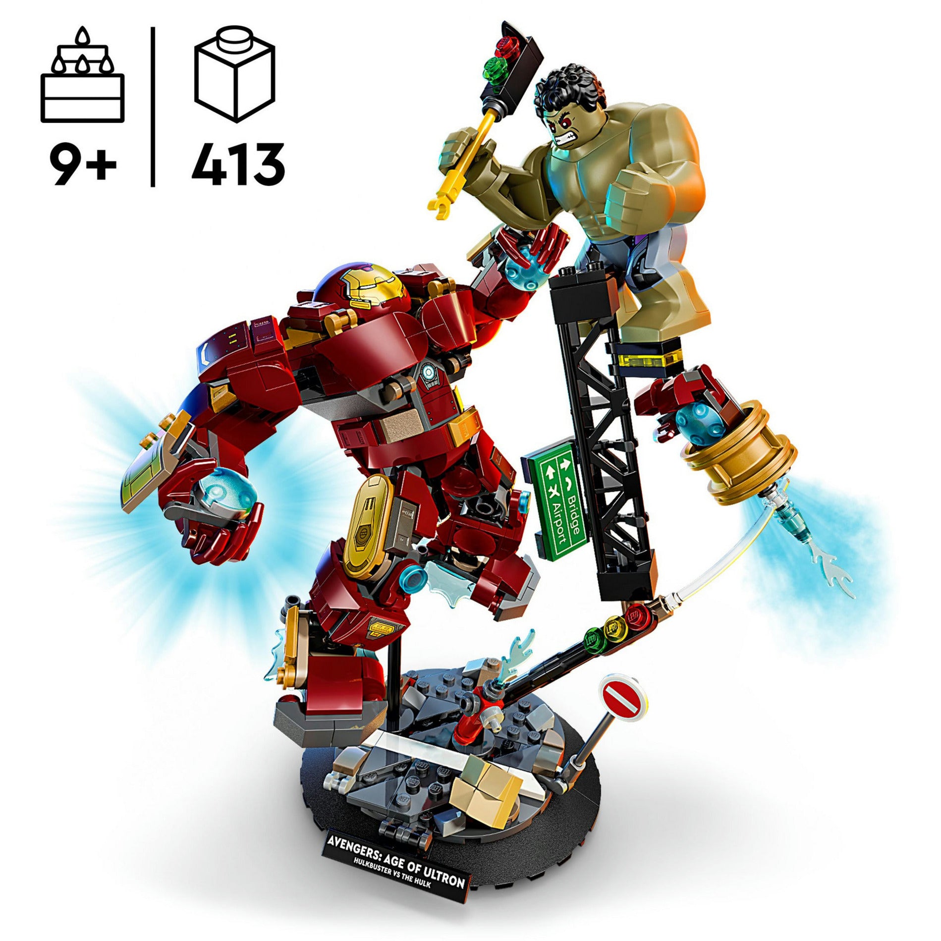 Lego marvel super heroes - ultieme strijd: hulkbuster vs. hulk constructiespeelgoed (76343)