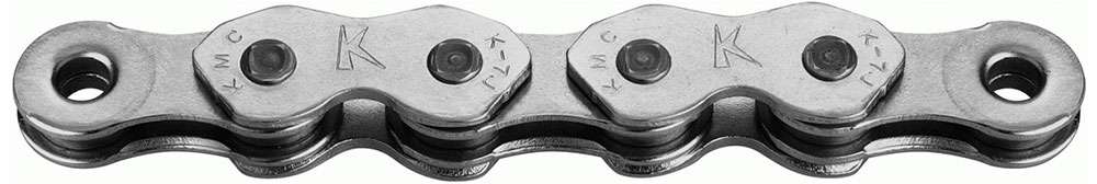 KMC Kitting 1 2-3 32 100L K1 Stretta traccia BMX d'argento