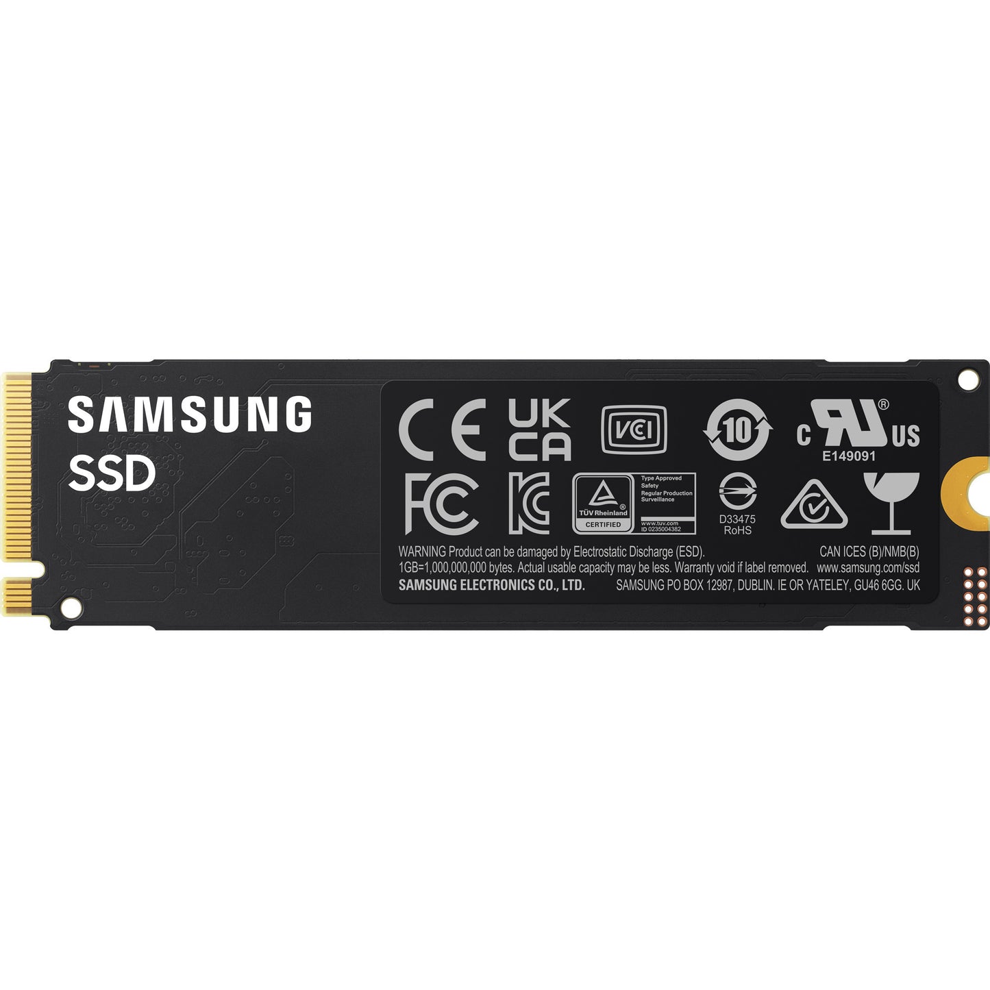 SSD Samsung 990 da 1 TB (mz-v9v1t0bw, pcie gen 4.0 x4, nvme 2.0)