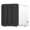 Terramaster f2-425 plus nas (bianco, 2x 5GBe, HDMI, USB)