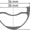 Dt swiss xmc 1501 spline® one 30 carbon 6-bolt boost 29 front wheel