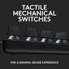 Logitech g413 tkl se mechanisch gaming toetsenbord (zwart, us-international lay-out (qwerty), gl tactile, 80% (tkl))